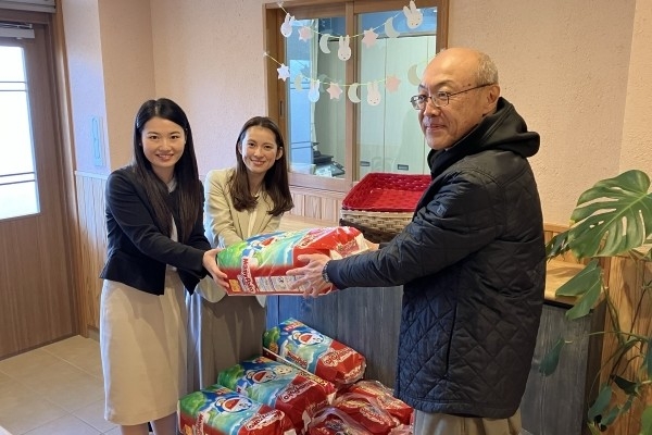  乳児院へのおむつ・エコクラフトお届け     