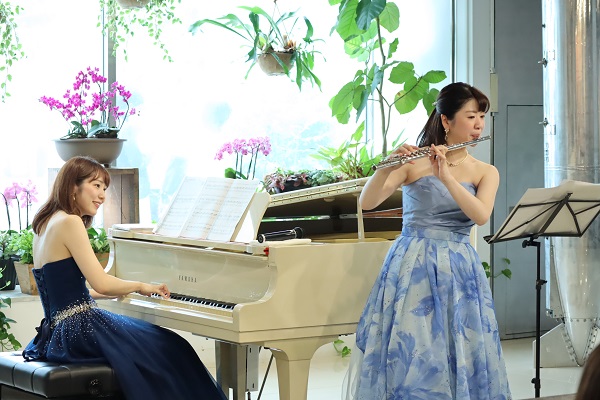   武田早耶花（フルート）×室井悠李（ピアノ） 『～フルートの優しさに包まれて～ランチコンサート』を開催 